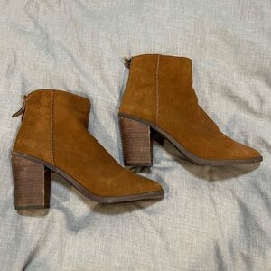 BP Brown Suede Booties Size 8